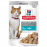 Hills Science Plan Feline Young Adult Sterilised Pouches Trout - Паучове с пъстърва, малки късчета в сос Грейви, за кастрирани котки 12 х 85гр,